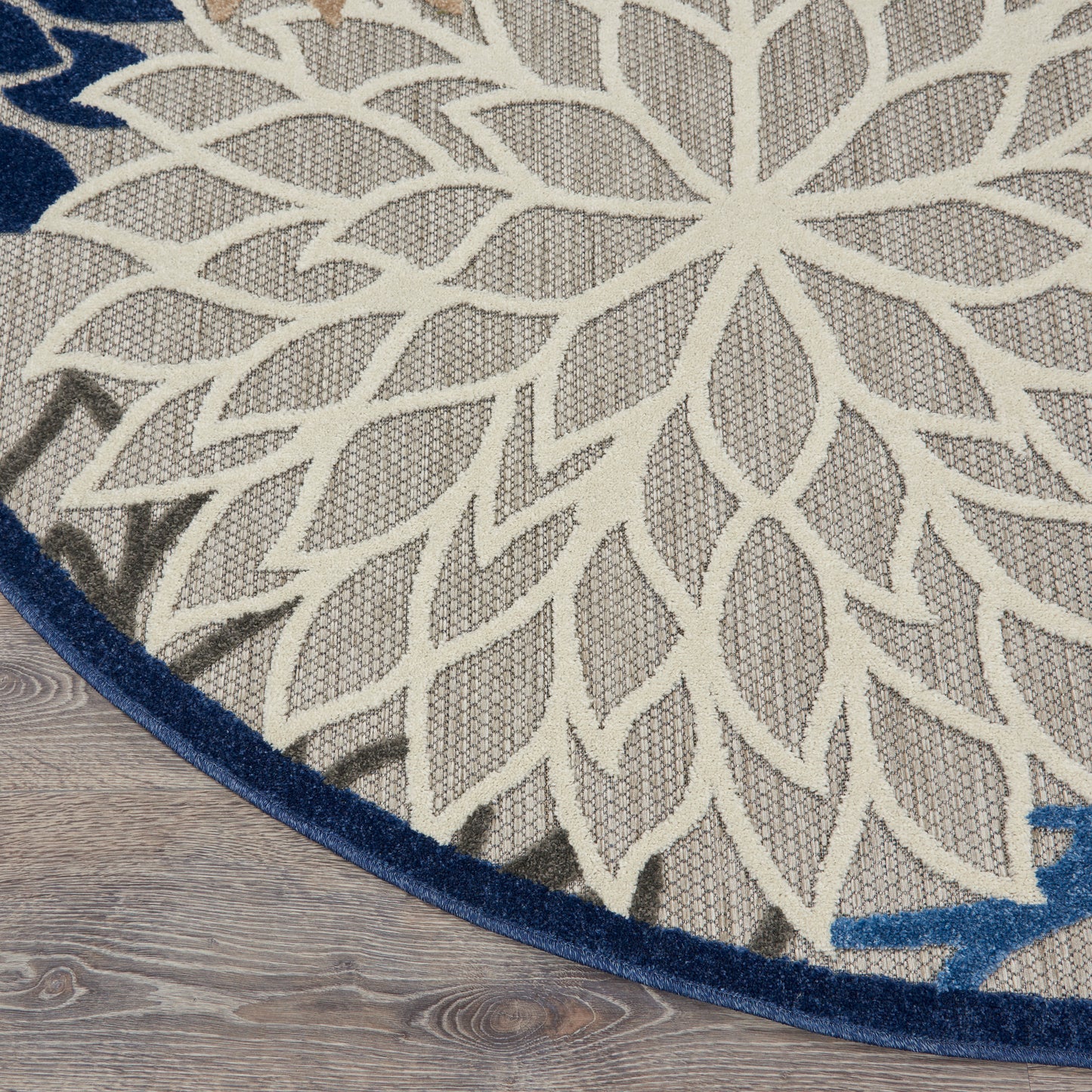 Nourison Rugs Nourison Home   Tropical 5' X Round    - 099446739902
