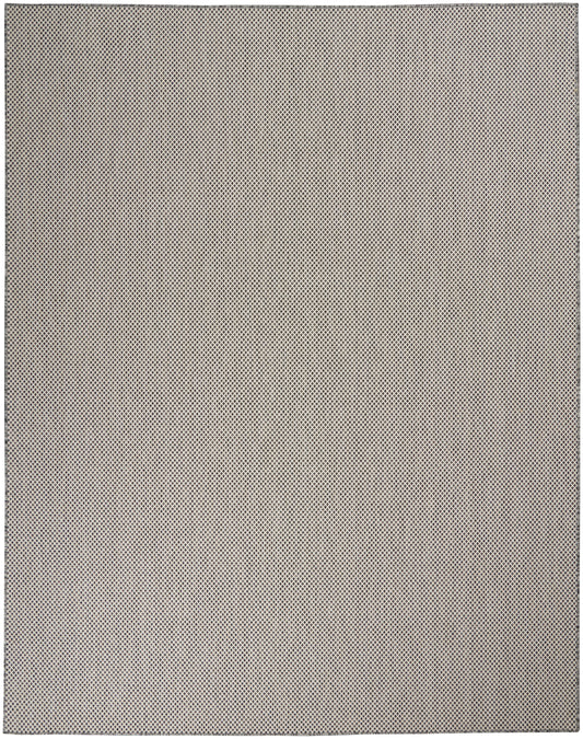 Grey modern rug with a subtle diagonal pattern.