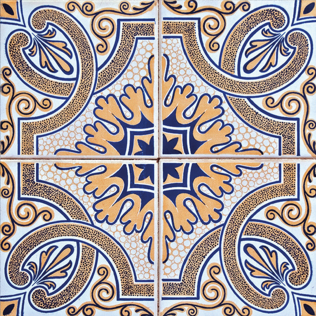 4" X 4" Blue Mia Peel And Stick Removable Tiles