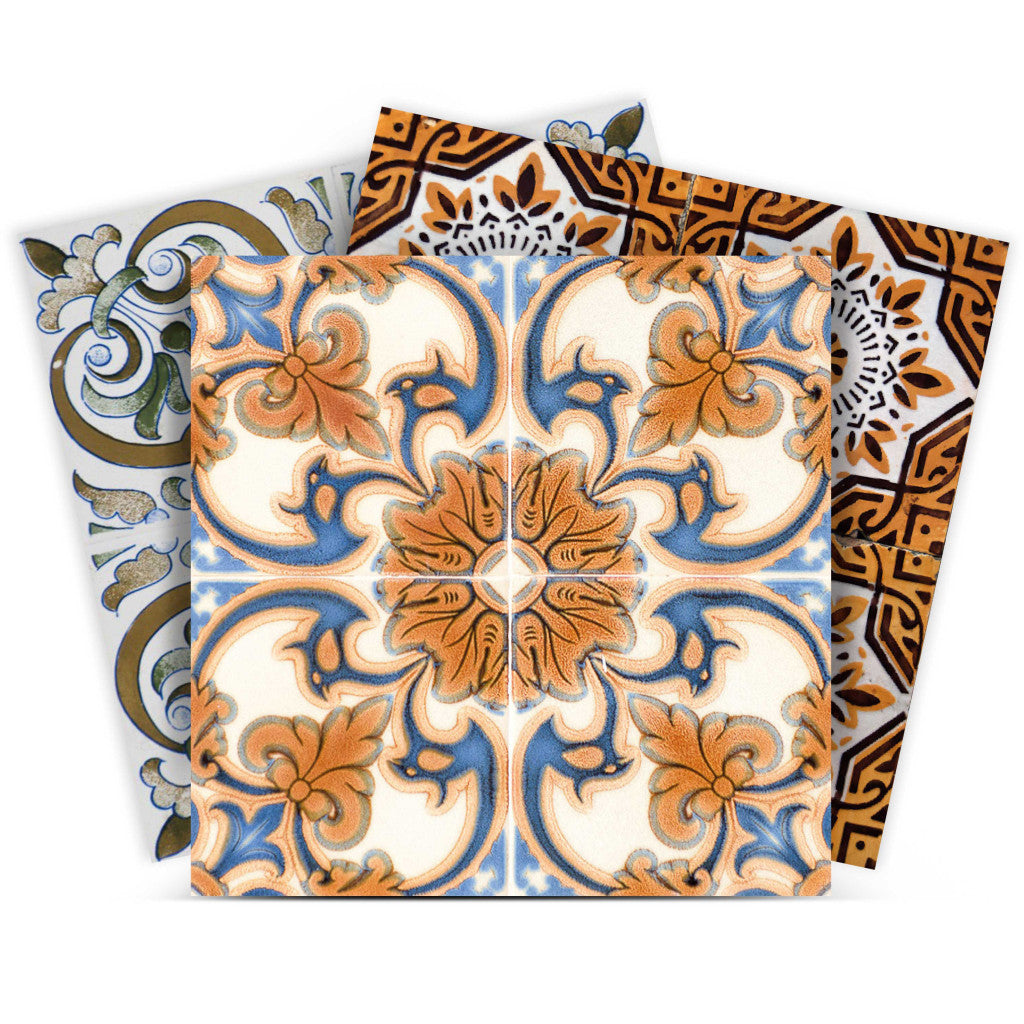 7" X 7" Rustico Linda Removable Peel and Stick Tiles