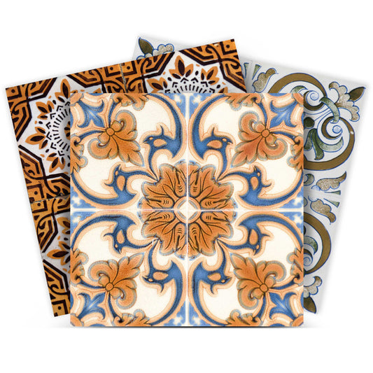 8" X 8" Rustico Linda Removable Peel and Stick Tiles