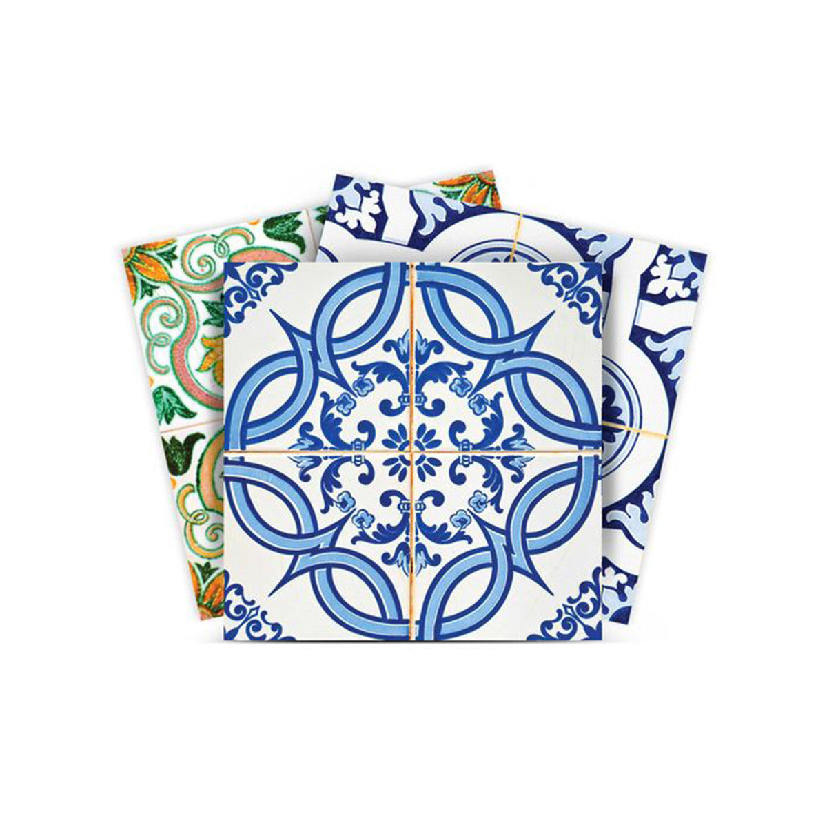 7" X 7" Cana Multi Mosaic Peel and Stick Tiles