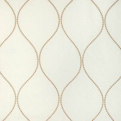 KRAVET DESIGN EMBROIDERY LATTICE/SCROLLWORK BEIGE,WHITE,BEIGE   - 4004.116.0