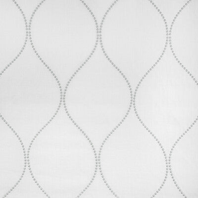 KRAVET DESIGN EMBROIDERY LATTICE/SCROLLWORK GREY,WHITE,GREY   - 4004.52.0