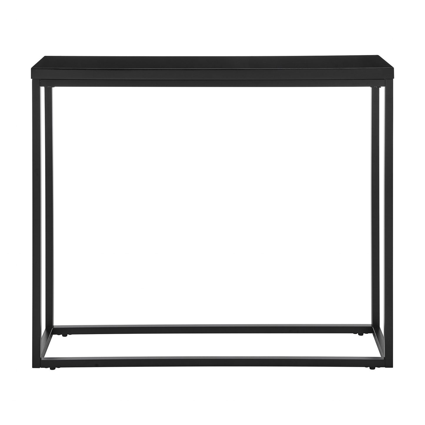 35" Black Frame Console Table