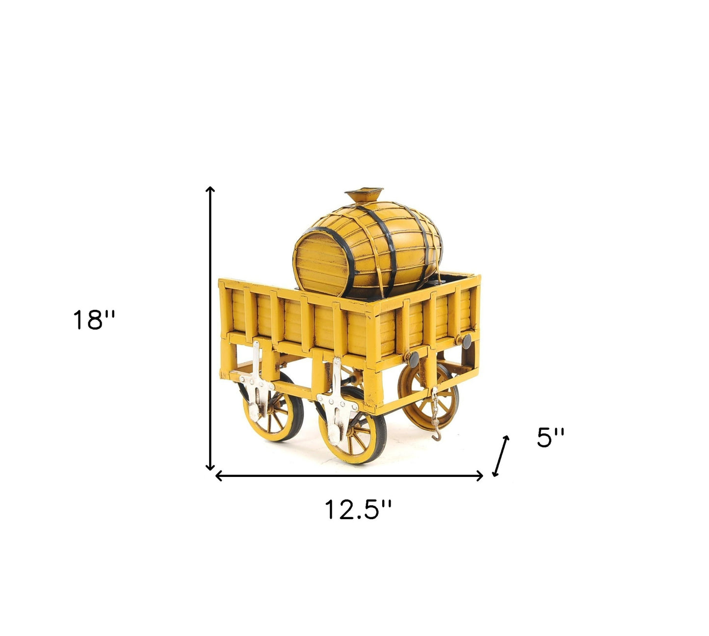 c1829 Yellow Rocket Steam Engine Model Sculpture