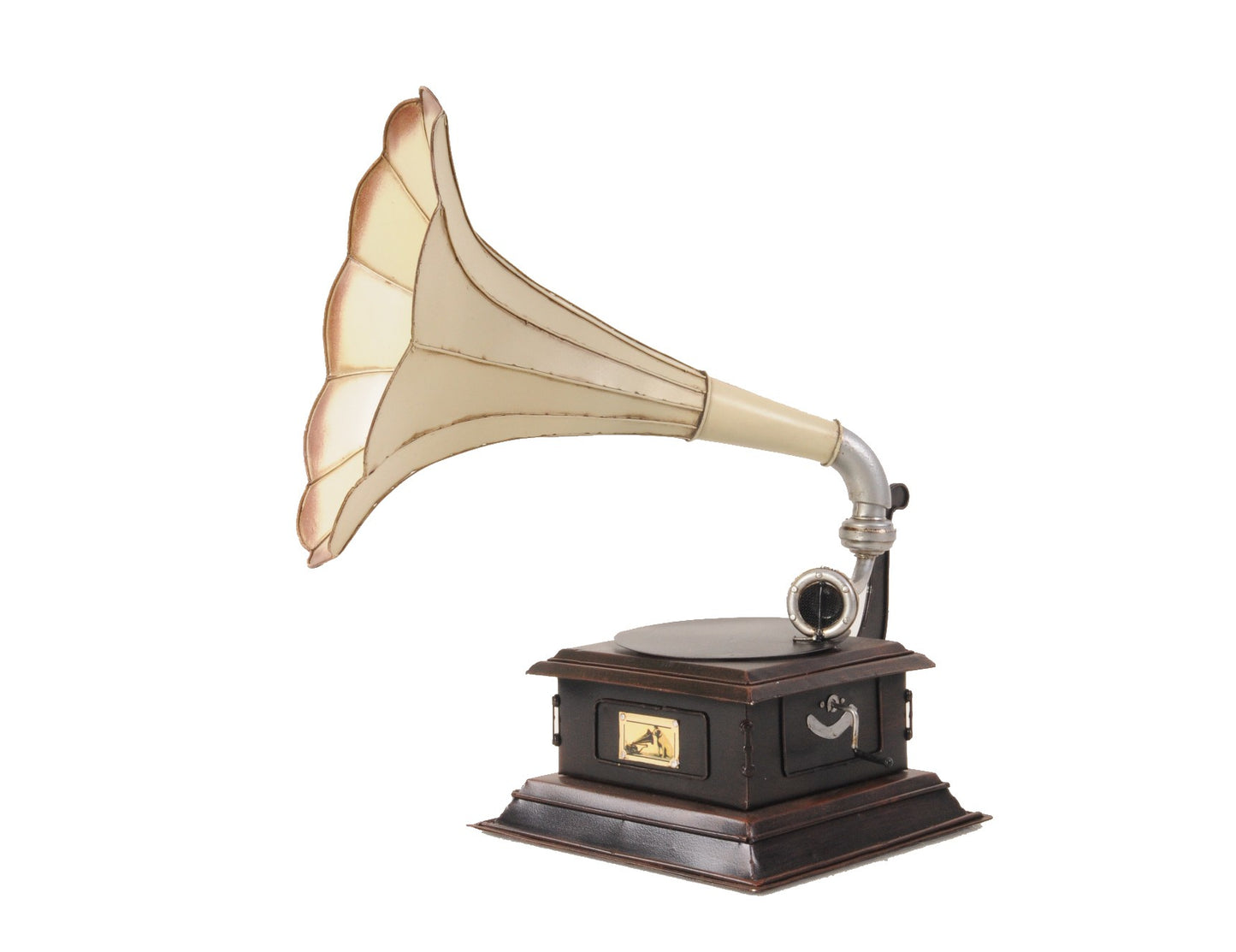 c1911 HMV Gramophone Built to Scale Model Sculpture