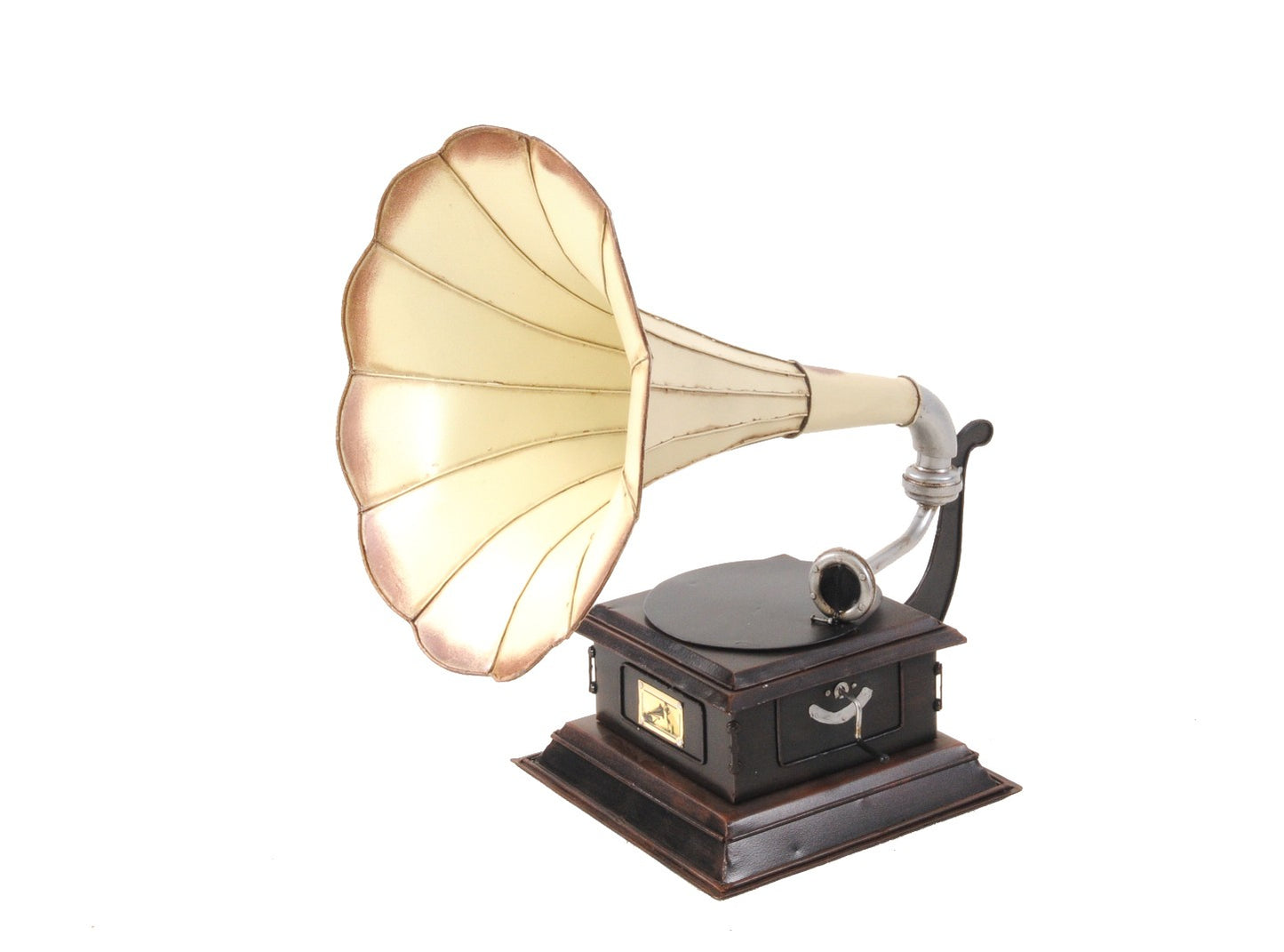 c1911 HMV Gramophone Built to Scale Model Sculpture