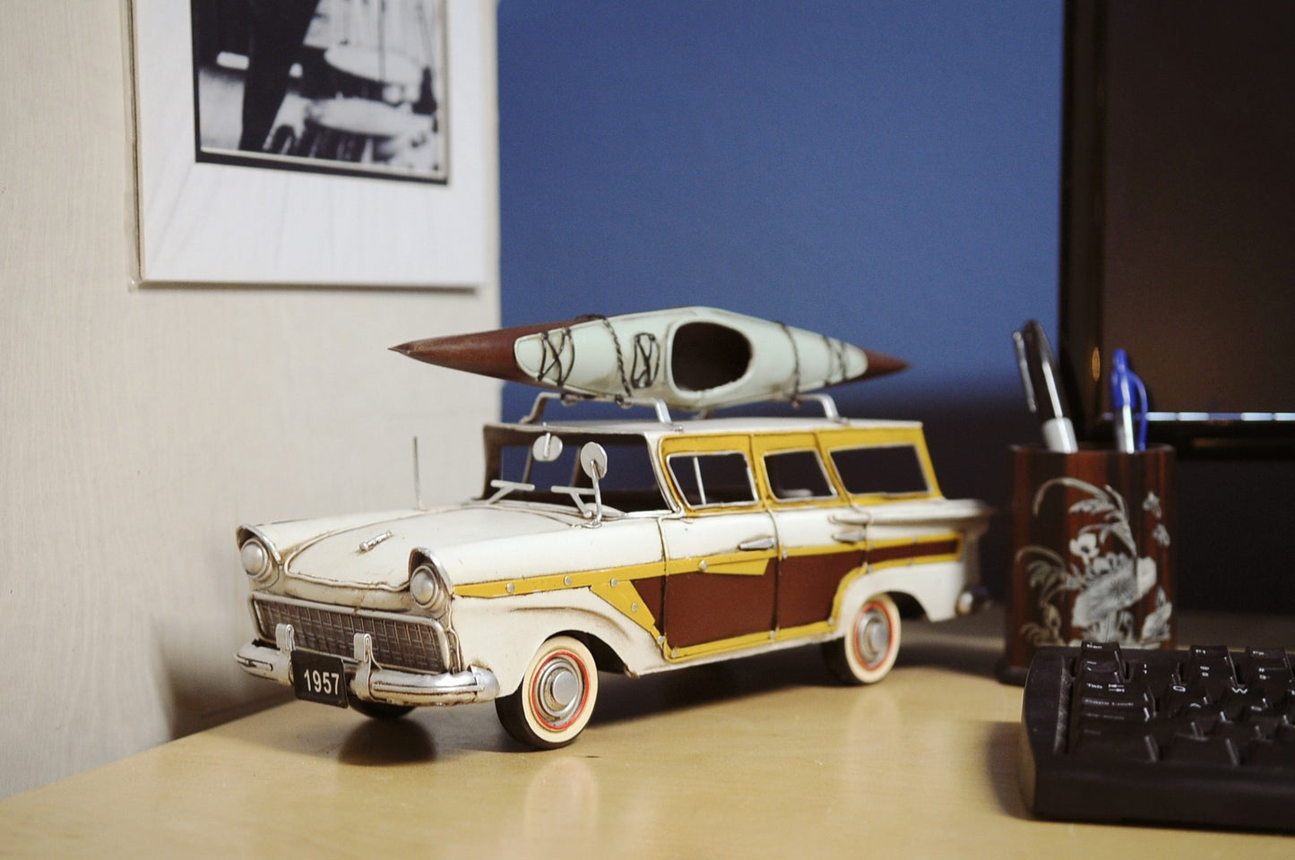 c1957 Ford Country Squire Station Wagon Sculpture