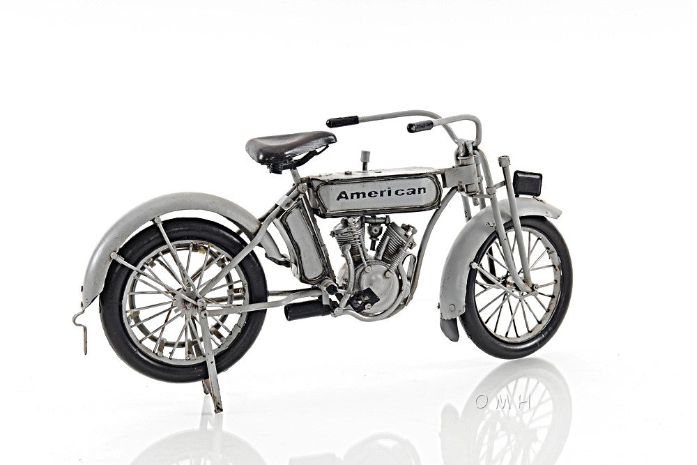 c1911 Harley-Davidson V-Twin Motorcycle Model Sculpture