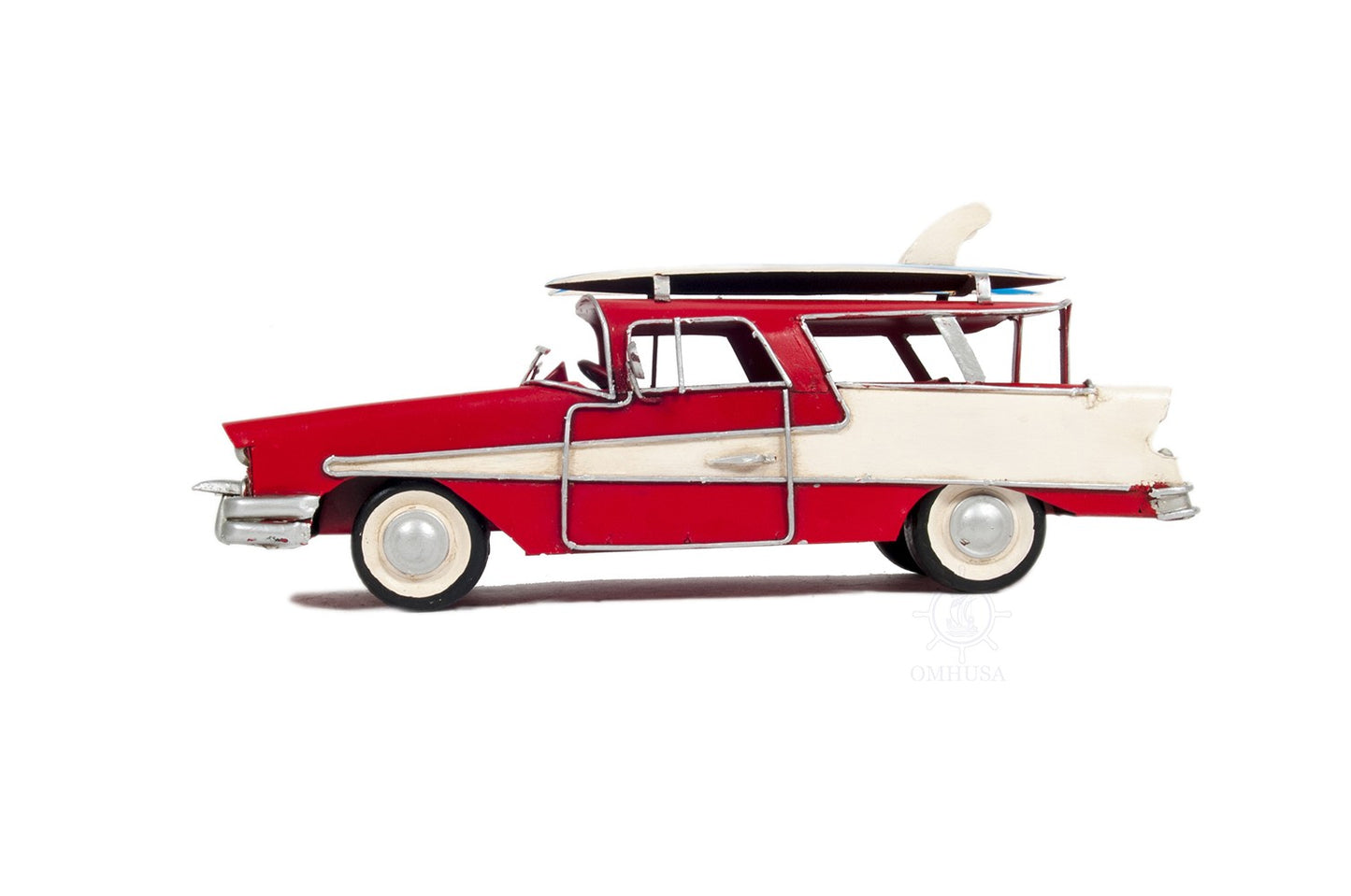 c1957 Red Ford Country Squire Station Wagon Sculpture