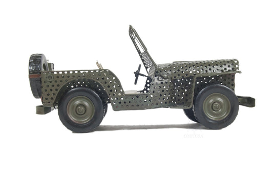 c1945 Willys CJ-2A Overland Jeep Sculpture