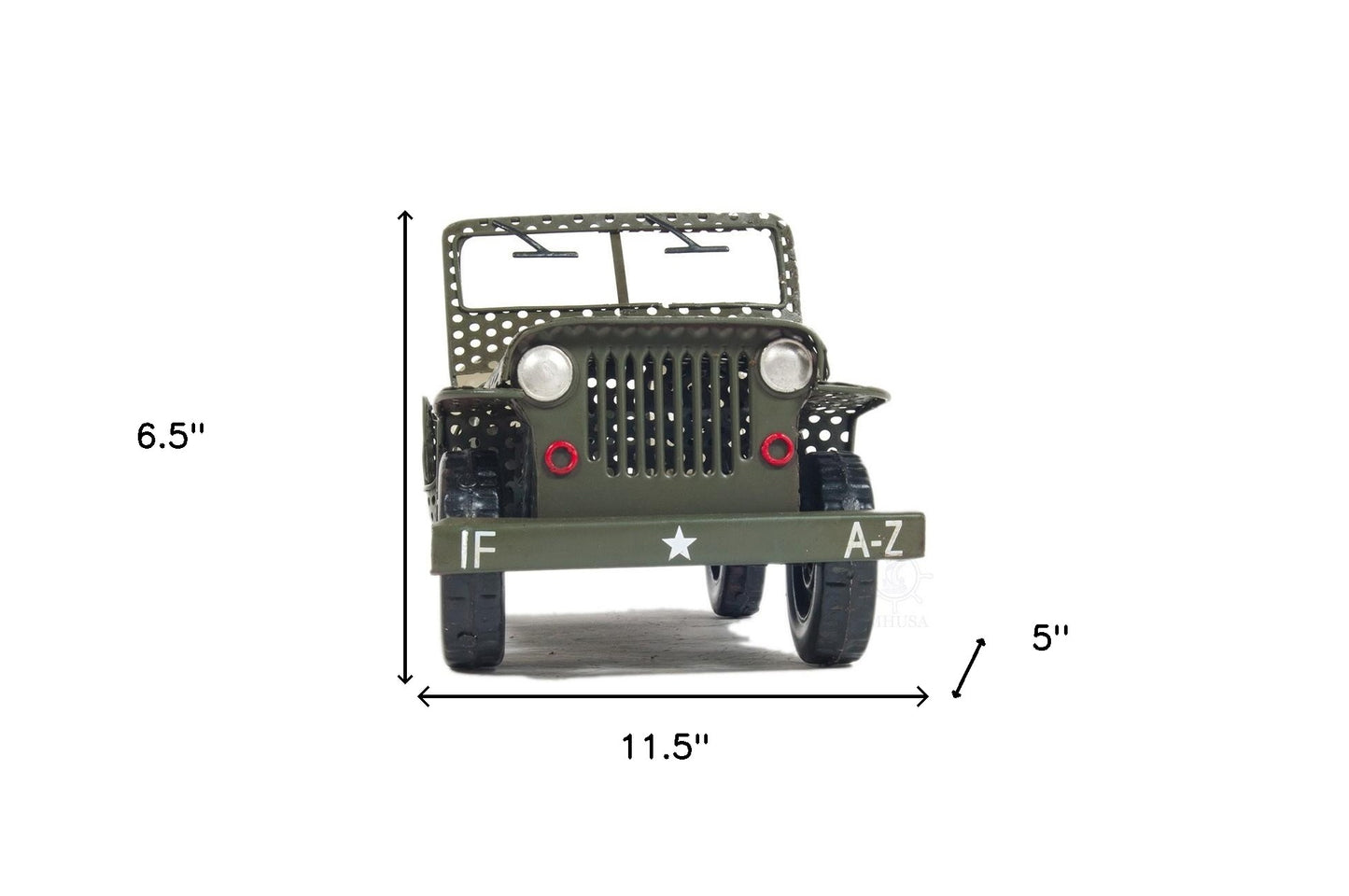 c1945 Willys CJ-2A Overland Jeep Sculpture