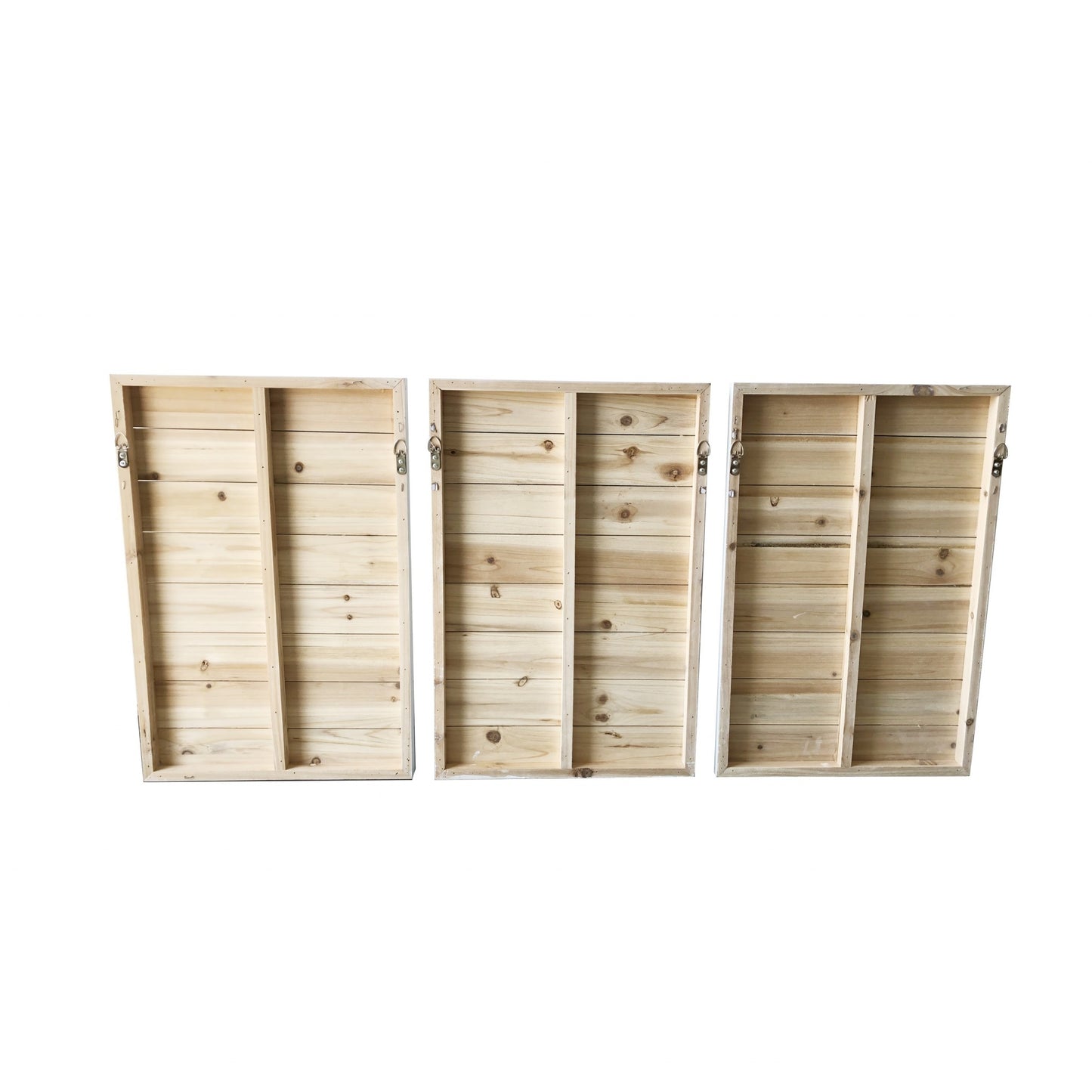 Modern Gray Chinoiserie Wood Plank Wall Art