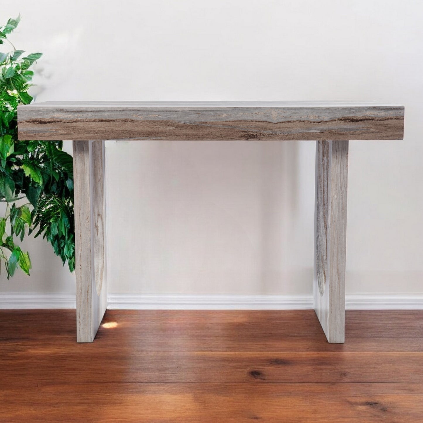 45" Brown Writing Desk