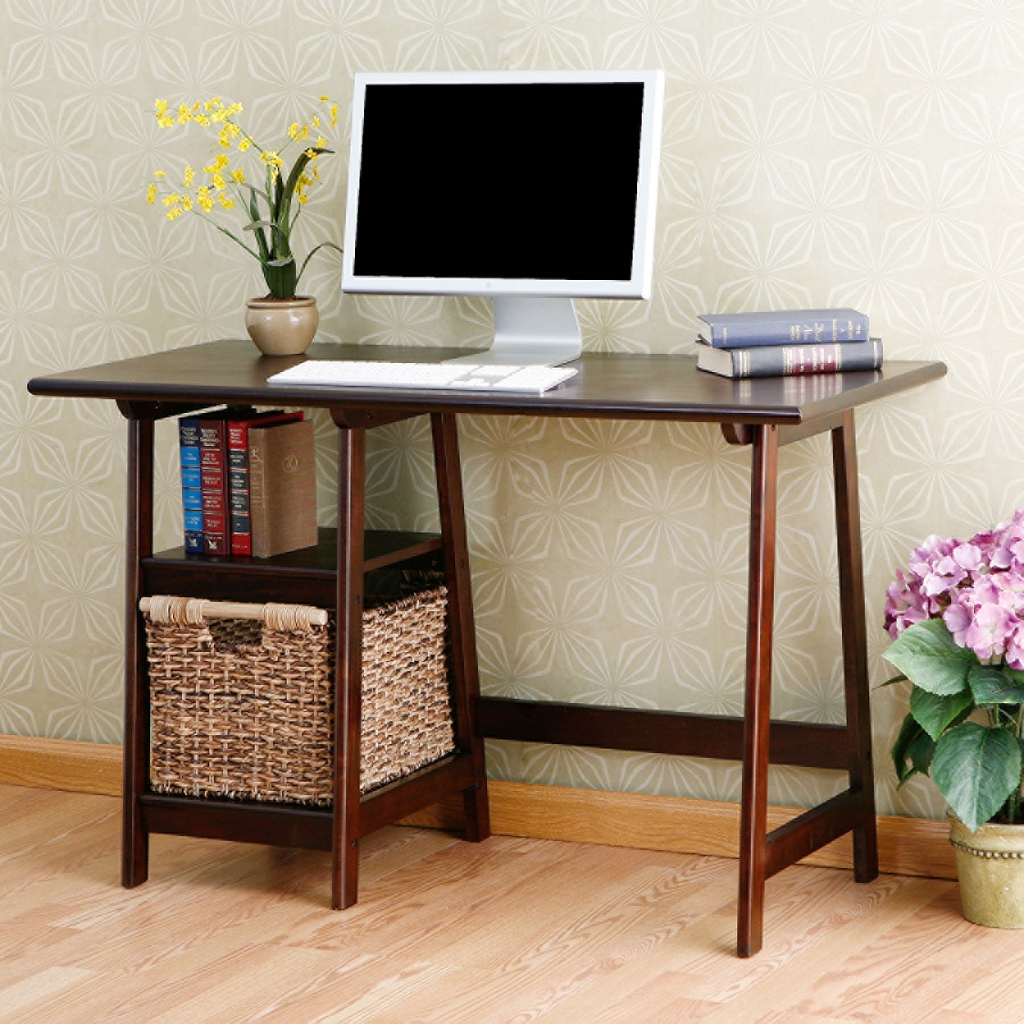 47" Brown Computer Desk