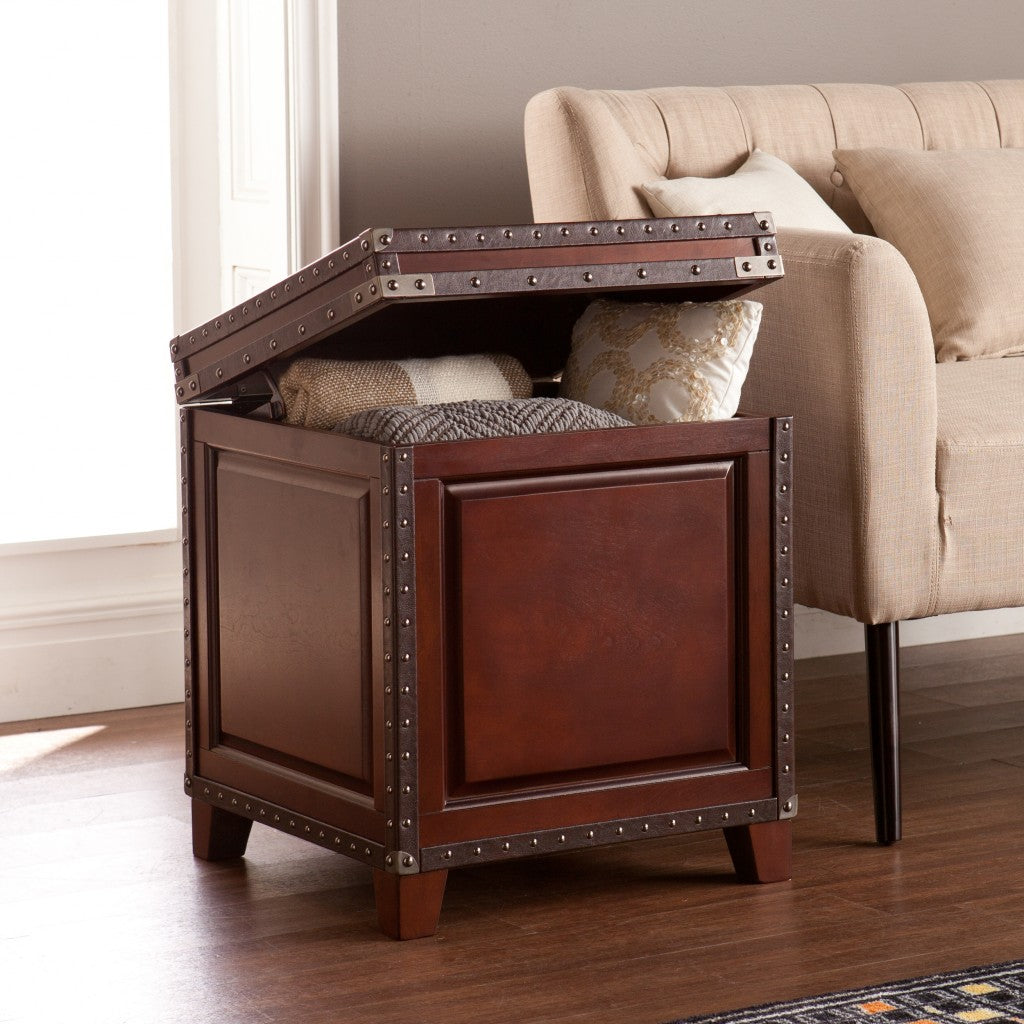 24" Brown End Table