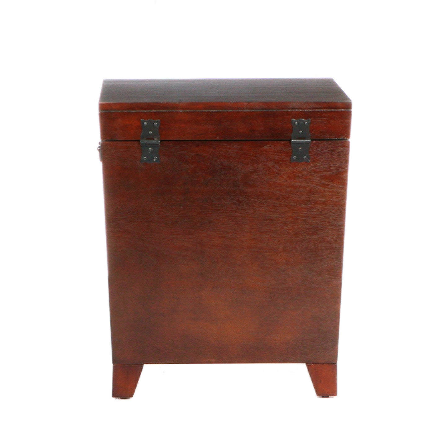 24" Brown Solid Wood And Manufactured Wood Square End Table