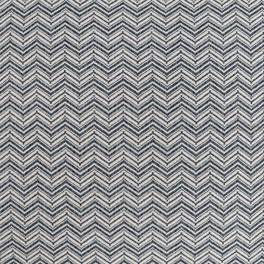 Navy and cream chevron herringbone fabric texture.