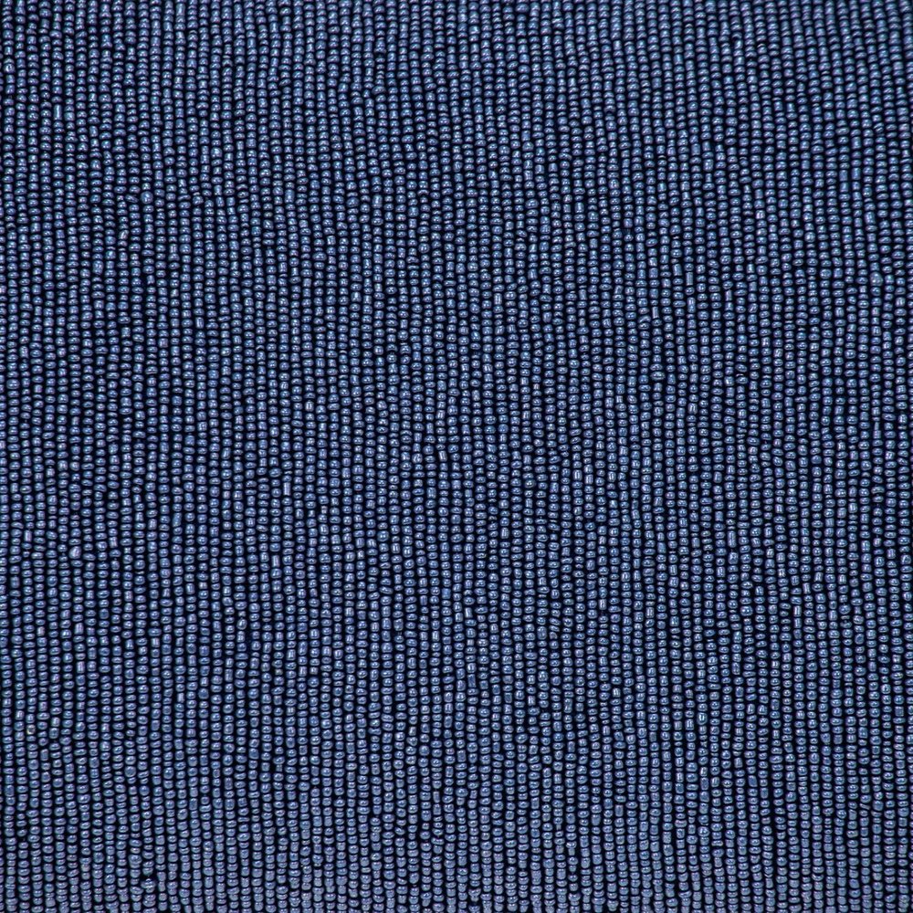 Shimmering Blue Beaded Luxury Throw Pillow