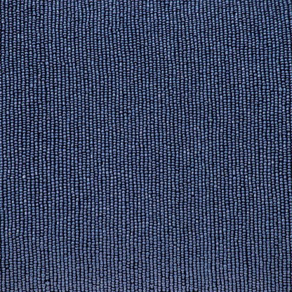 Shimmering Blue Beaded Luxury Throw Pillow