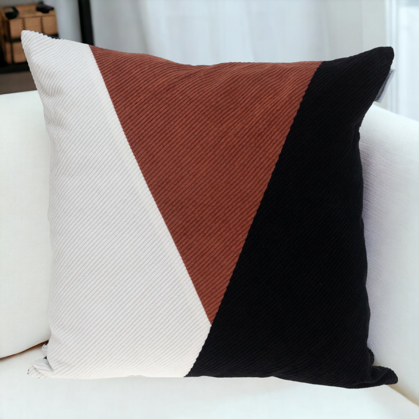 20" MULTICOLOR Cotton Blend Throw Pillow