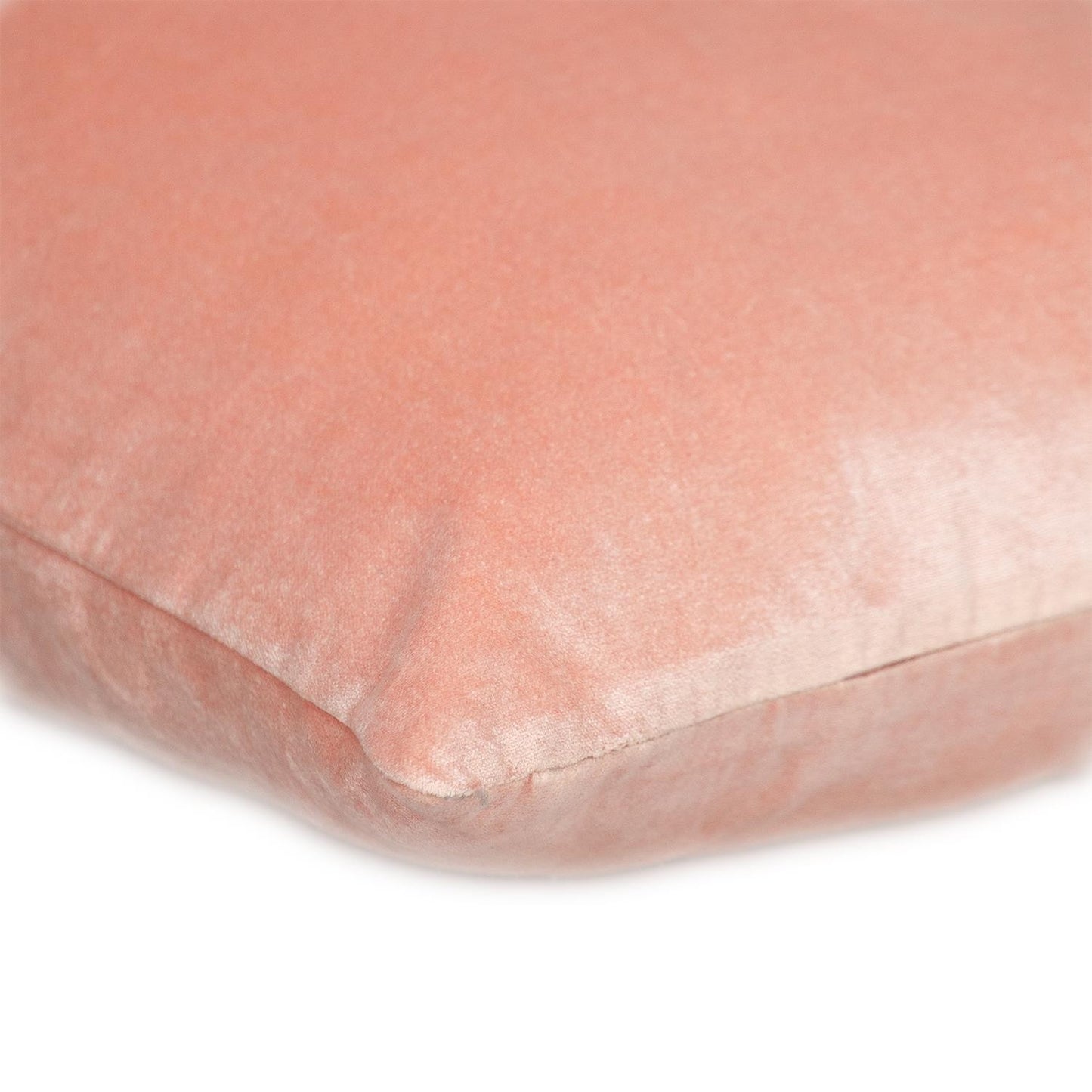 20" Pink Cotton Blend Throw Pillow