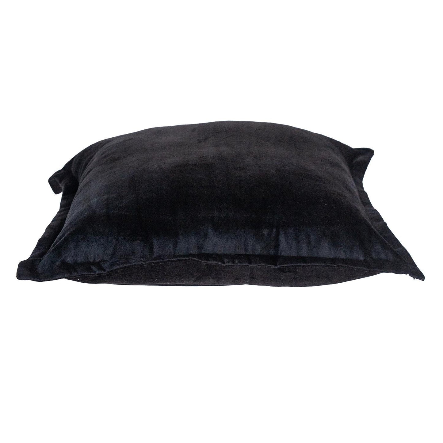 Premier 24" Soft Touch Jet Black Solid Color Accent Pillow