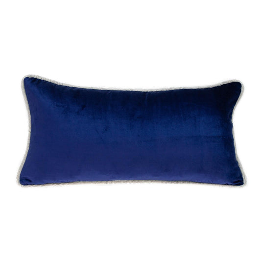 12" X 24" Blue Throw Pillow