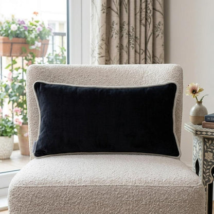 12" X 24" Multicolor Cotton Blend Throw Pillow