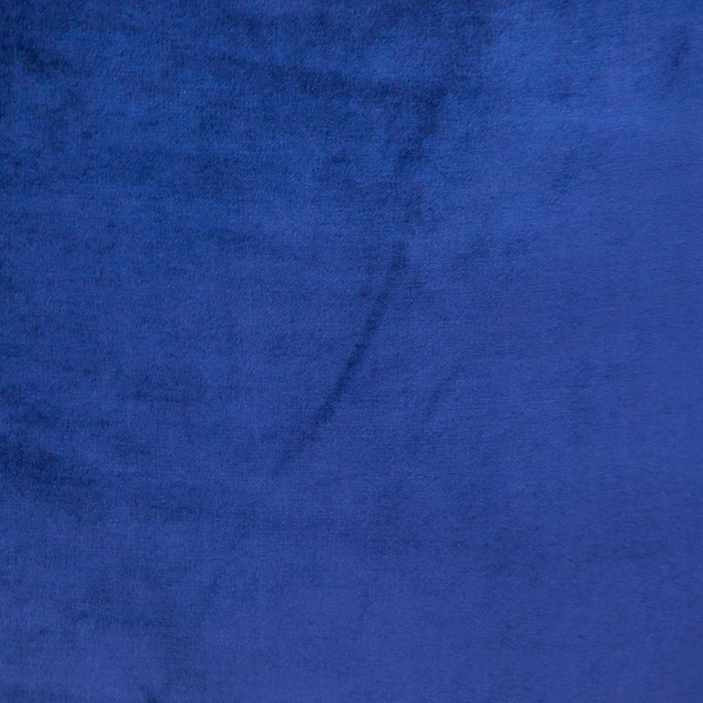 20" Gray And Navy Blue Velvet Throw Pillow