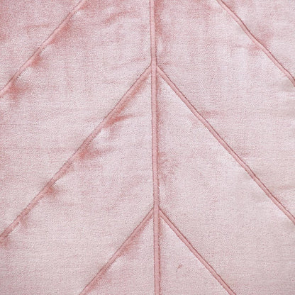 Quilted Velvet Arrows Pink Decorative Throw Pillow
