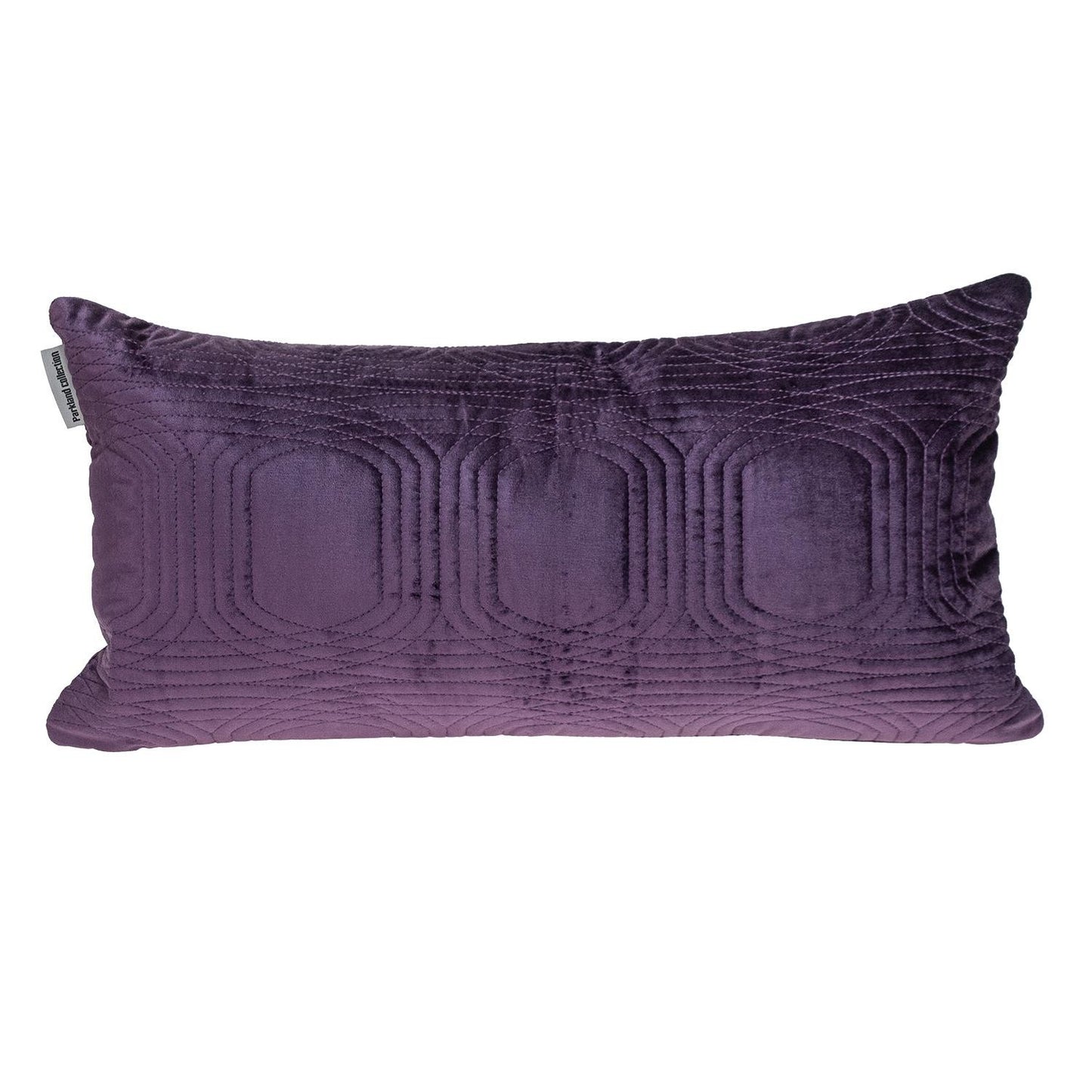 12" X 24" Purple Cotton Blend Throw Pillow