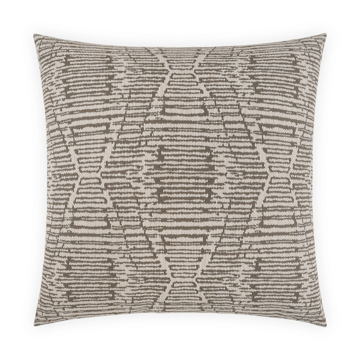 D.V. KAP HOME   24" x 24" Ozetta Pillow - Driftwood Global, Farmhouse     - 4030-D-2424