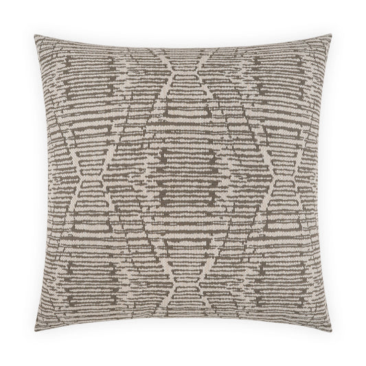 D.V. KAP HOME   24" x 24" Ozetta Pillow - Driftwood Global, Farmhouse     - 4030-D-2424