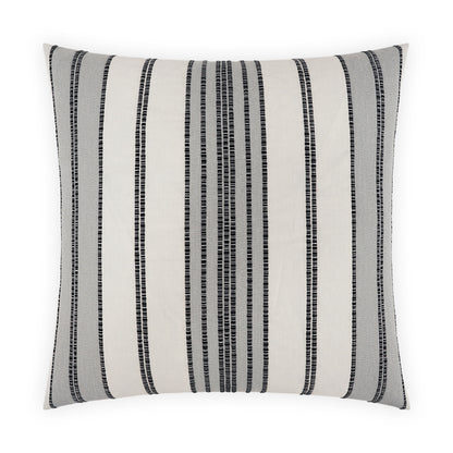D.V. KAP HOME   24" x 24" Talbert Pillow - Domino Stripes, Global, Farmhouse     - 4031-D-2424