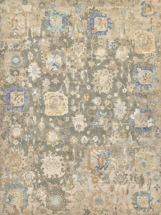 EXQUISITE RUGS   Hand-Knotted Rectangle    - 4034-8'X10'