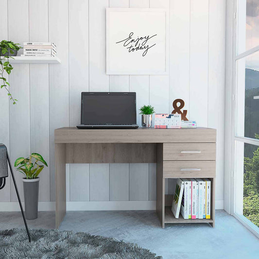 47" Light Gray Computer Desk