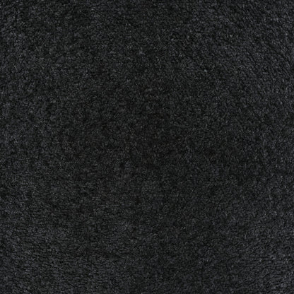 D.V. KAP HOME   24" x 24" Snuggle Pillow - Black Solid, Textured    - 4038-B-2424