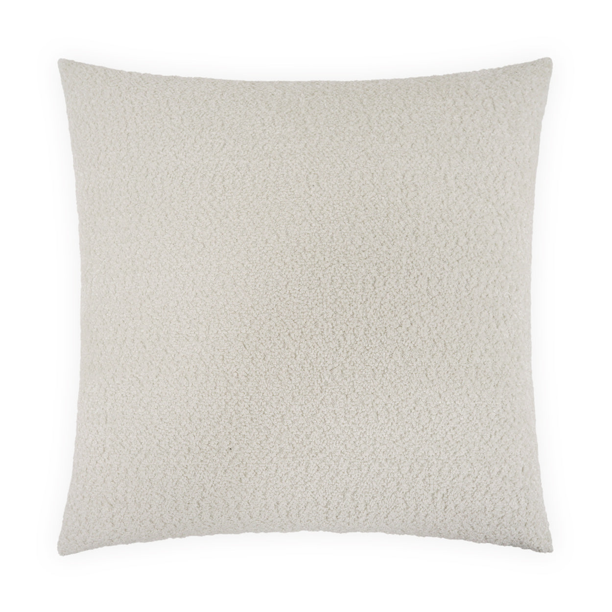 D.V. KAP HOME   24" x 24" Snuggle Pillow - Ivory Solid, Textured    - 4038-I-2424