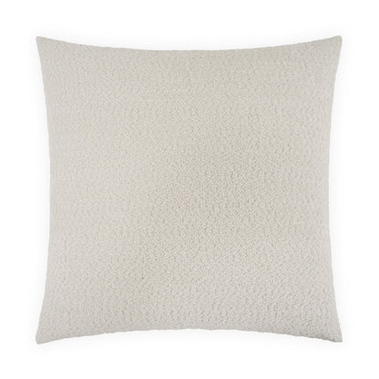 D.V. KAP HOME   24" x 24" Snuggle Pillow - Ivory Solid, Textured    - 4038-I-2424