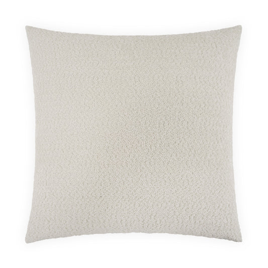 D.V. KAP HOME   24" x 24" Snuggle Pillow - Ivory Solid, Textured    - 4038-I-2424