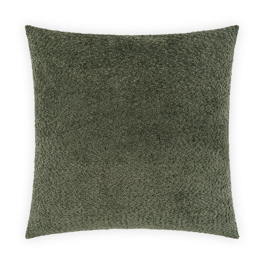 D.V. KAP HOME   24" x 24" Snuggle Pillow - Moss Solid, Textured    - 4038-M-2424