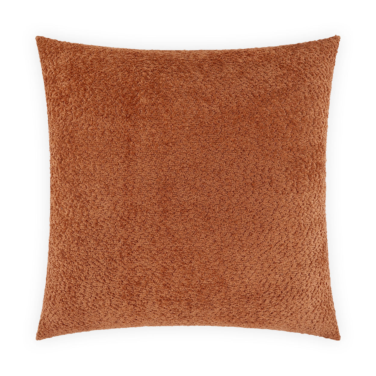 D.V. KAP HOME   24" x 24" Snuggle Pillow - Rust Solid, Textured    - 4038-R-2424