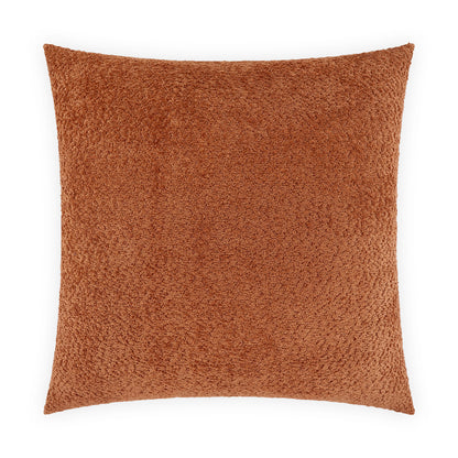D.V. KAP HOME   24" x 24" Snuggle Pillow - Rust Solid, Textured    - 4038-R-2424