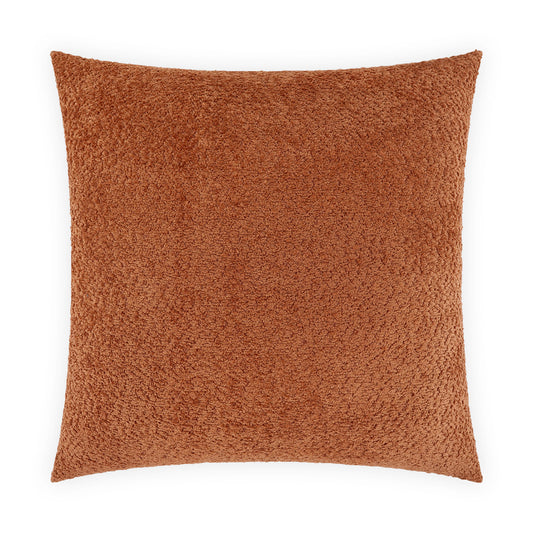 D.V. KAP HOME   24" x 24" Snuggle Pillow - Rust Solid, Textured    - 4038-R-2424