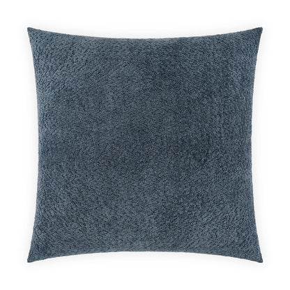 D.V. KAP HOME   24" x 24" Snuggle Pillow - Sapphire Solid, Textured    - 4038-S-2424