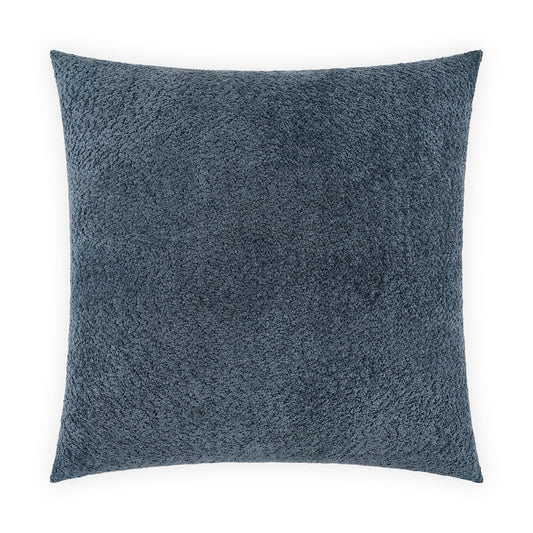 D.V. KAP HOME   24" x 24" Snuggle Pillow - Sapphire Solid, Textured    - 4038-S-2424