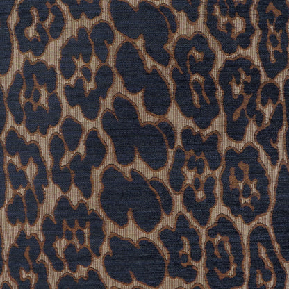 D.V. KAP HOME   24" x 24" Ellina Pillow - Blue Animal, Traditional    - 4039-B-2424