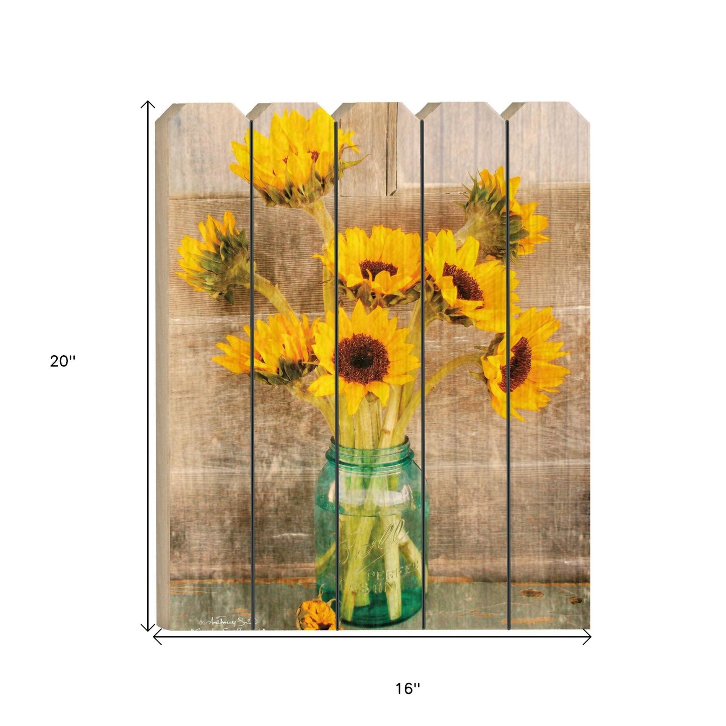 Country Sunflowers Unframed Print Wall Art